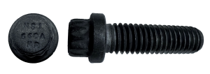 a picture of a 12-point flange screw A286 Material Grade 660A