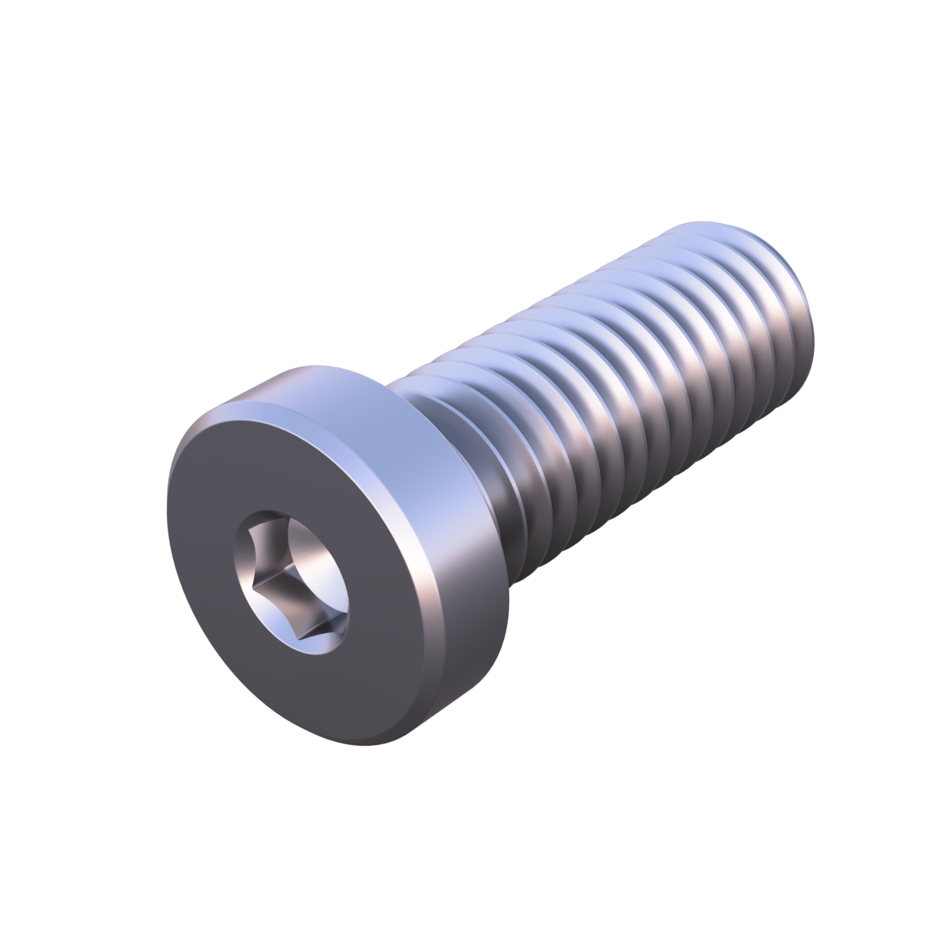 a close up of a low head socket cap screw