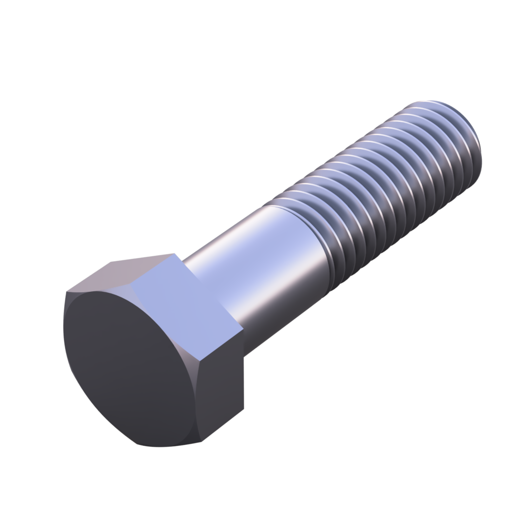 a profile picture of a hex head bolt